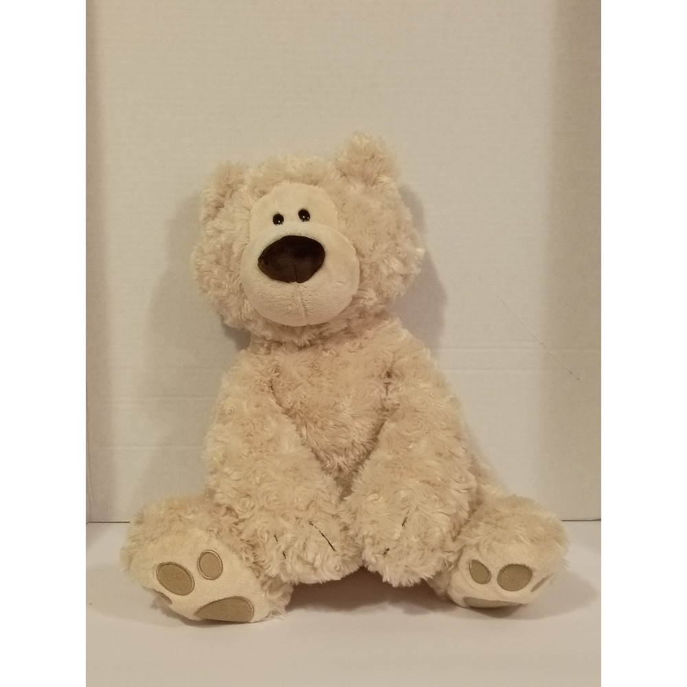 Gund Philbin Teddy Bear Cream Plush Stuffed Animal 319927 12 Inch Kids